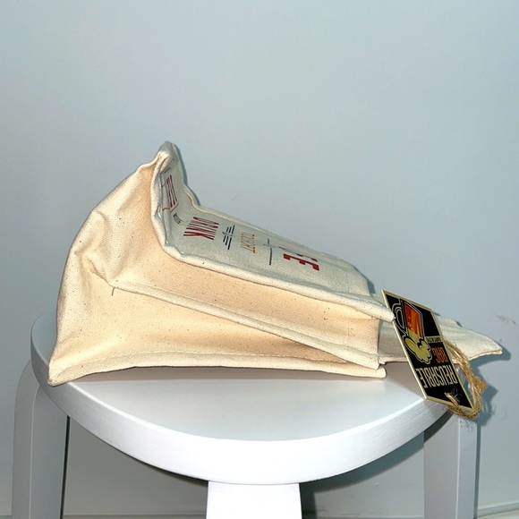 Reusable Bag 6 Pack Beer Tote 100% Cotton - Picture 5 of 5